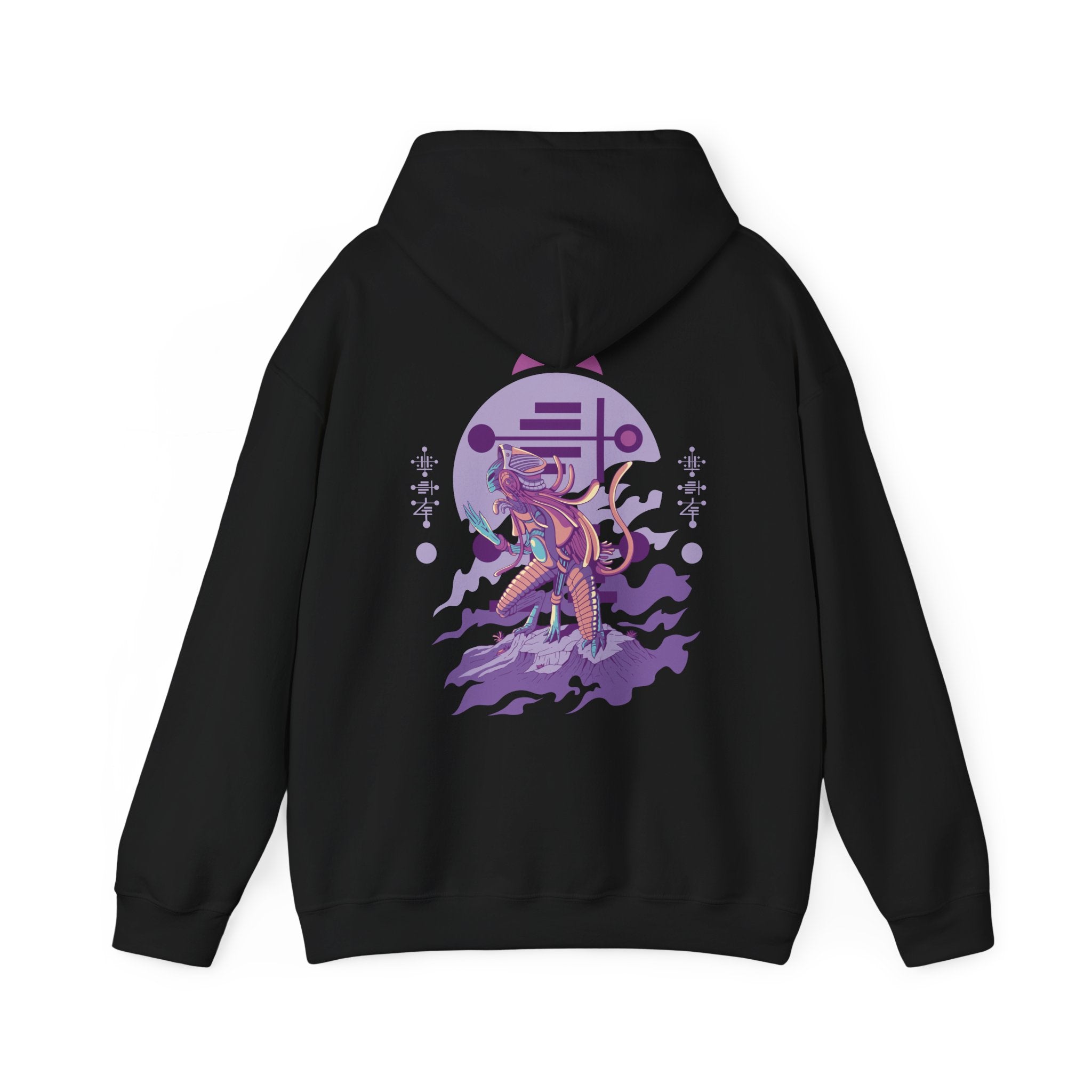 Alien Creature kneeling - Alien Warrior - Unisex Hoodie