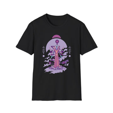 Standing Alien with open Arms - Alien Warrior - Unisex T-Shirt