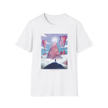 Islands in Clouds - Watercolor Fantasy - Unisex T-Shirt