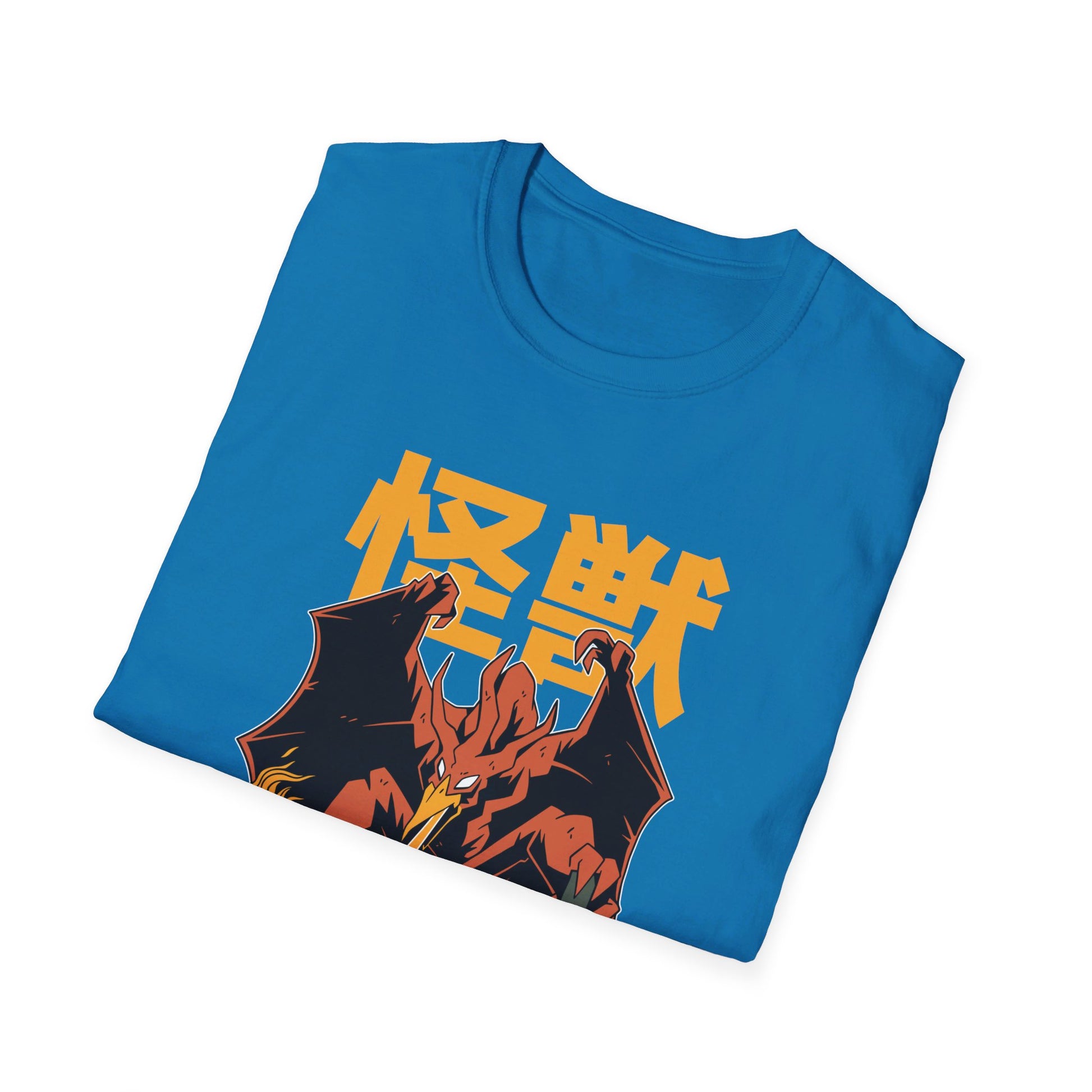 Fire Dragon - Kaiju Monster - Front Design - Premium Bio Unisex T-Shirt - Pure Face Streetwear