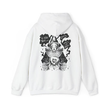 Crystal Ball - Dark Magic In Black & White - Unisex Hoodie