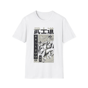 Samurai with Whip - Samurai Manga - Unisex T-Shirt - Front Print