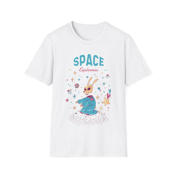 Space explorers skeleton Rabbit - Monsters in space - Unisex T-Shirt