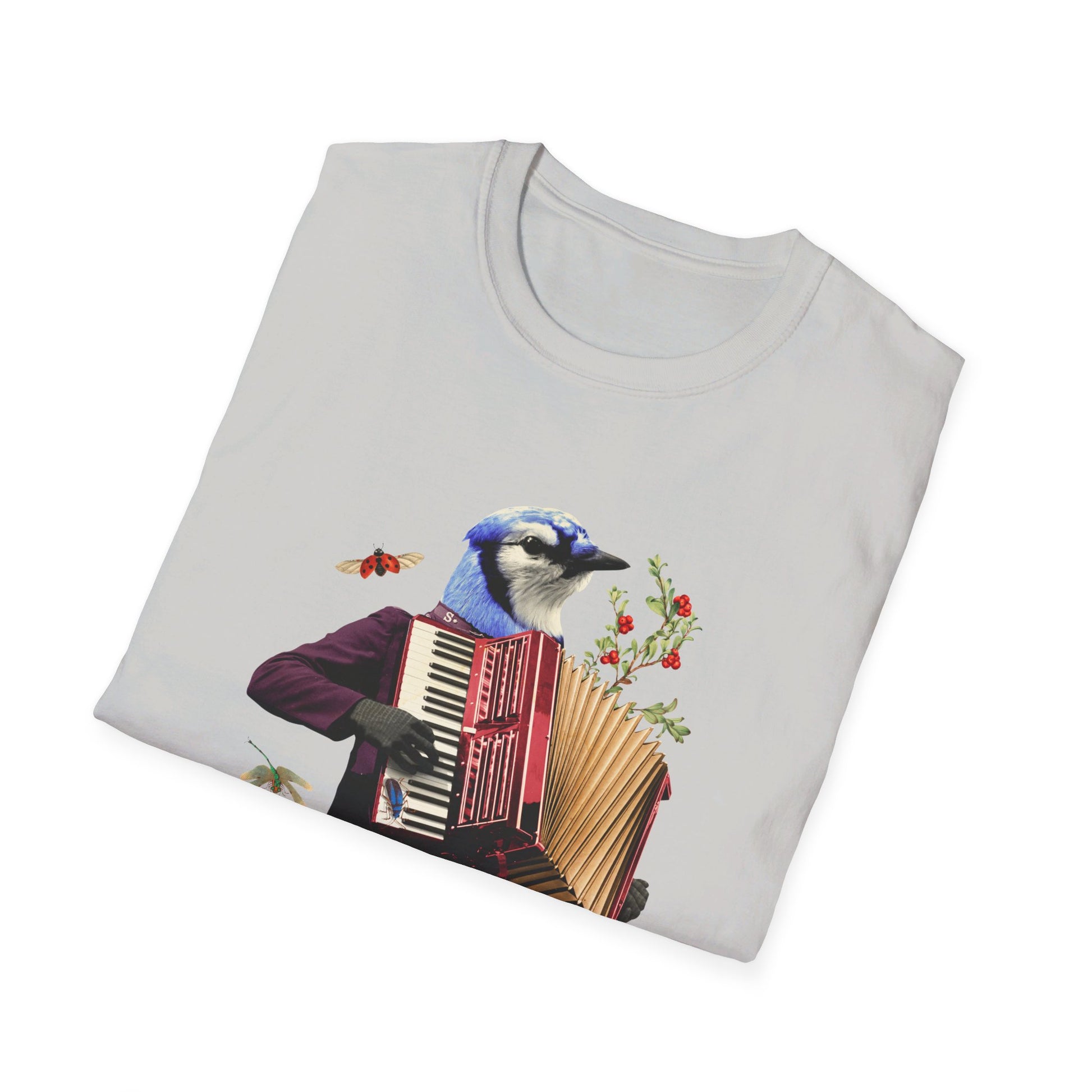 Bird - Animal Human - Front Design - Premium Bio Unisex T-Shirt - Pure Face Streetwear