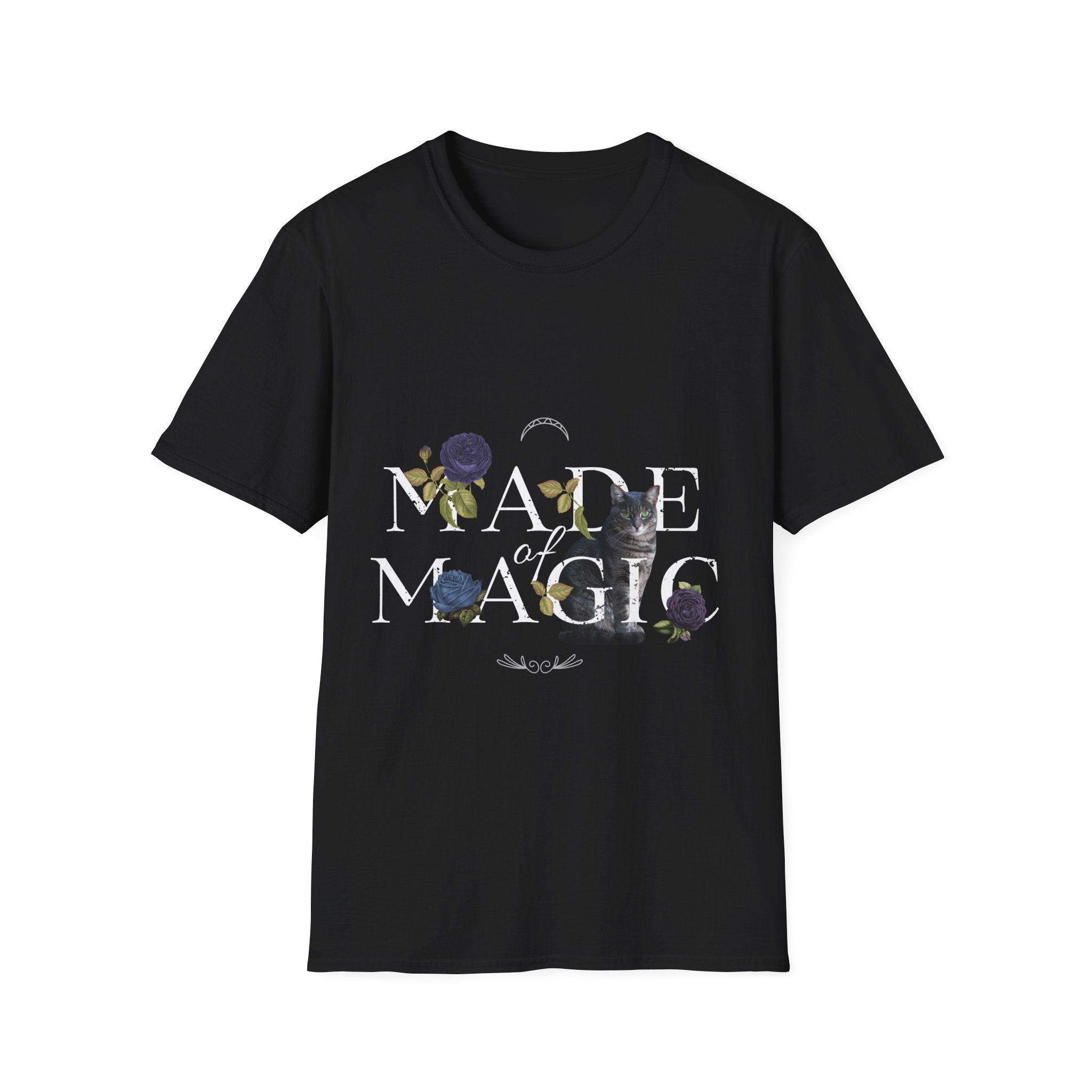 Made of Magic - Quotes with Flowers - Unisex T-Shirt