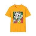 Smoking Wolf - Comic Mafia - Front Design - Premium Bio Unisex T-Shirt - Pure Face Streetwear