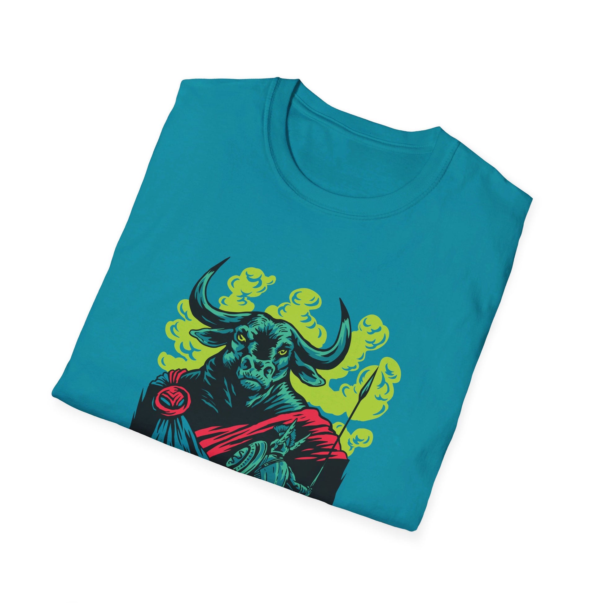 Minotauro - Greek Mythology - Front Design - Premium Bio Unisex T-Shirt - Pure Face Streetwear