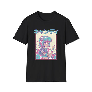 Cute Anime Japanese Girl - Harajuku Anime Girl - Unisex T-Shirt