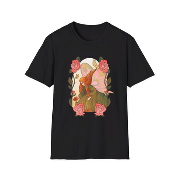 Rose Fairy - Fairy Tail World - Front Design - Premium Bio Unisex T-Shirt - Pure Face Streetwear