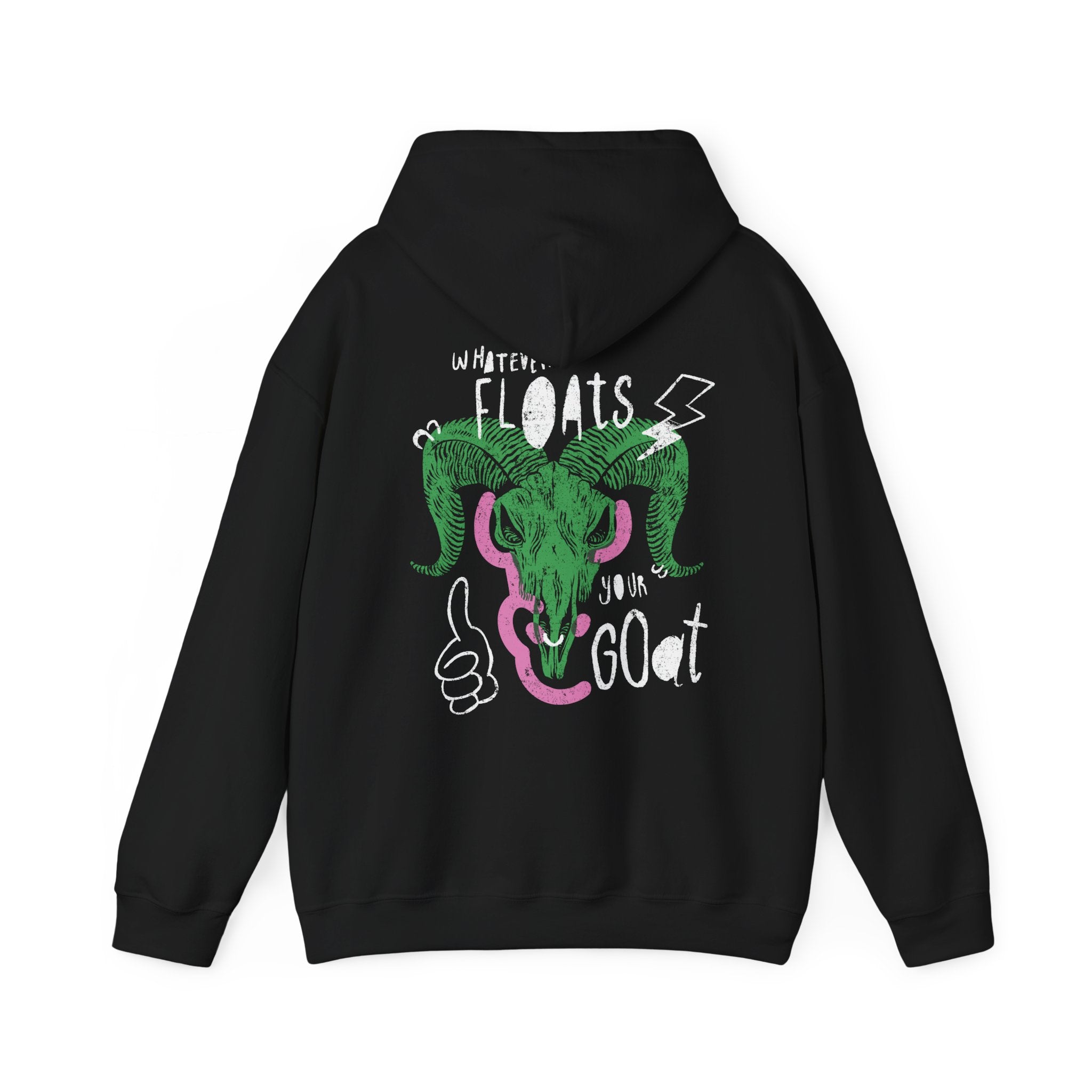 Goat Skull - Punk Animal Skulls - Unisex Hoodie