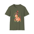 Flamingo - Animal Human - Front Design - Premium Bio Unisex T-Shirt - Pure Face Streetwear