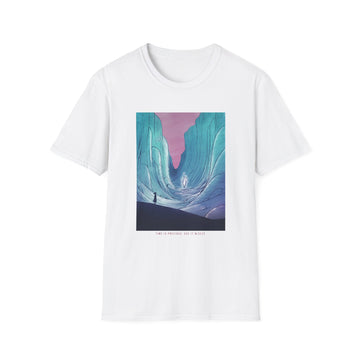 Ice Fantasy Landscape - Watercolor Fantasy - Unisex T-Shirt