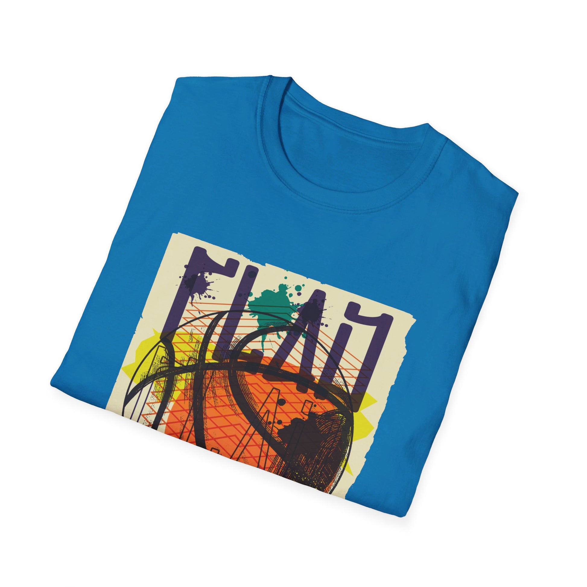 Basketball - Urban Graffiti - Front Design - Premium Bio Unisex T-Shirt - Pure Face Streetwear