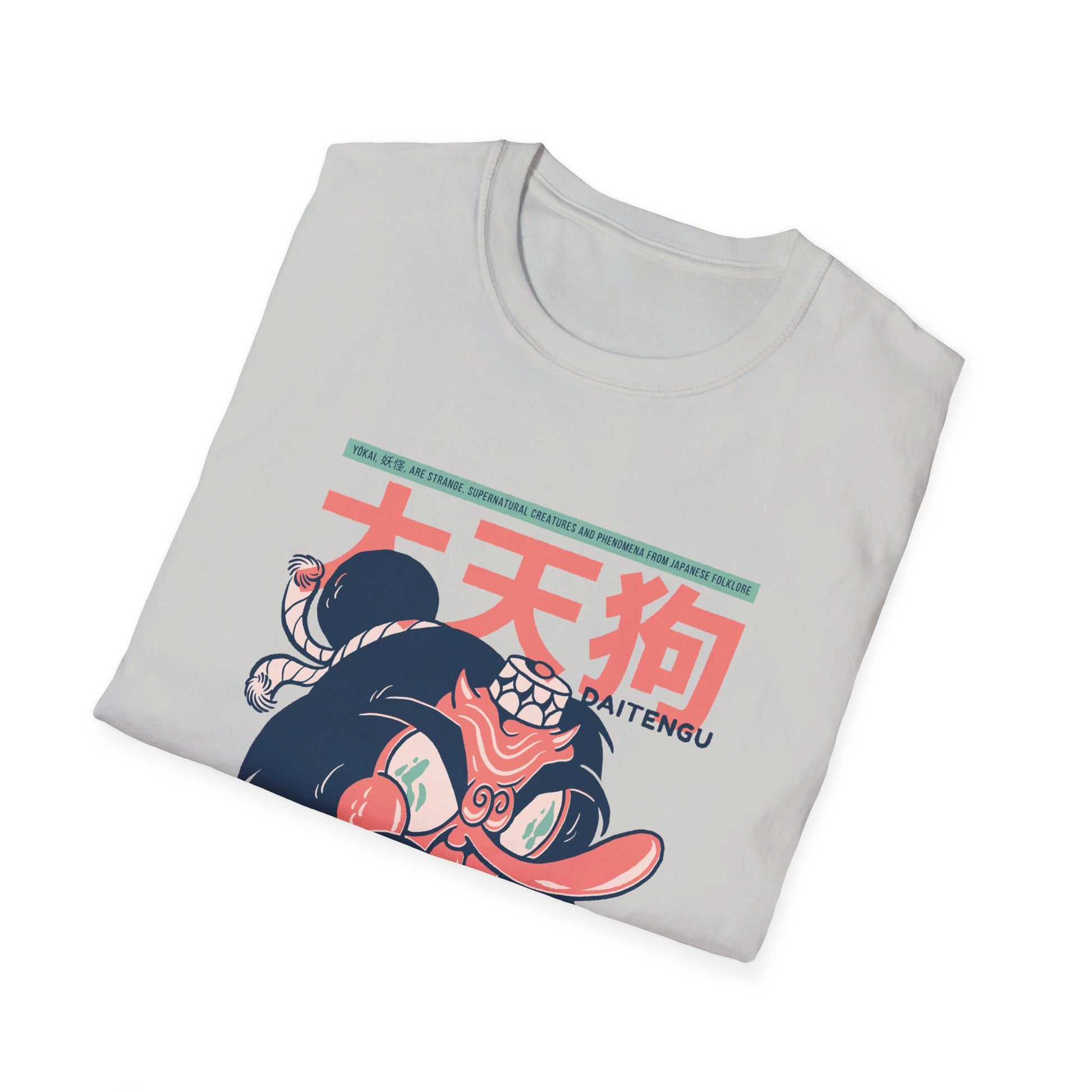 Daitengu - Japanese Yokai - Front Design - Premium Bio Unisex T-Shirt - Pure Face Streetwear