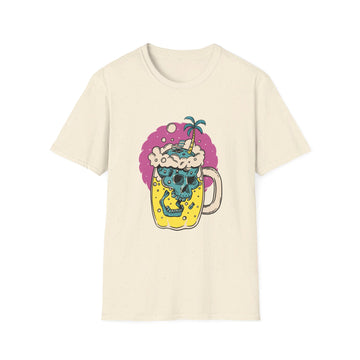 Skull Bear - Summer Skulls - Front Design - Premium Bio Unisex T-Shirt