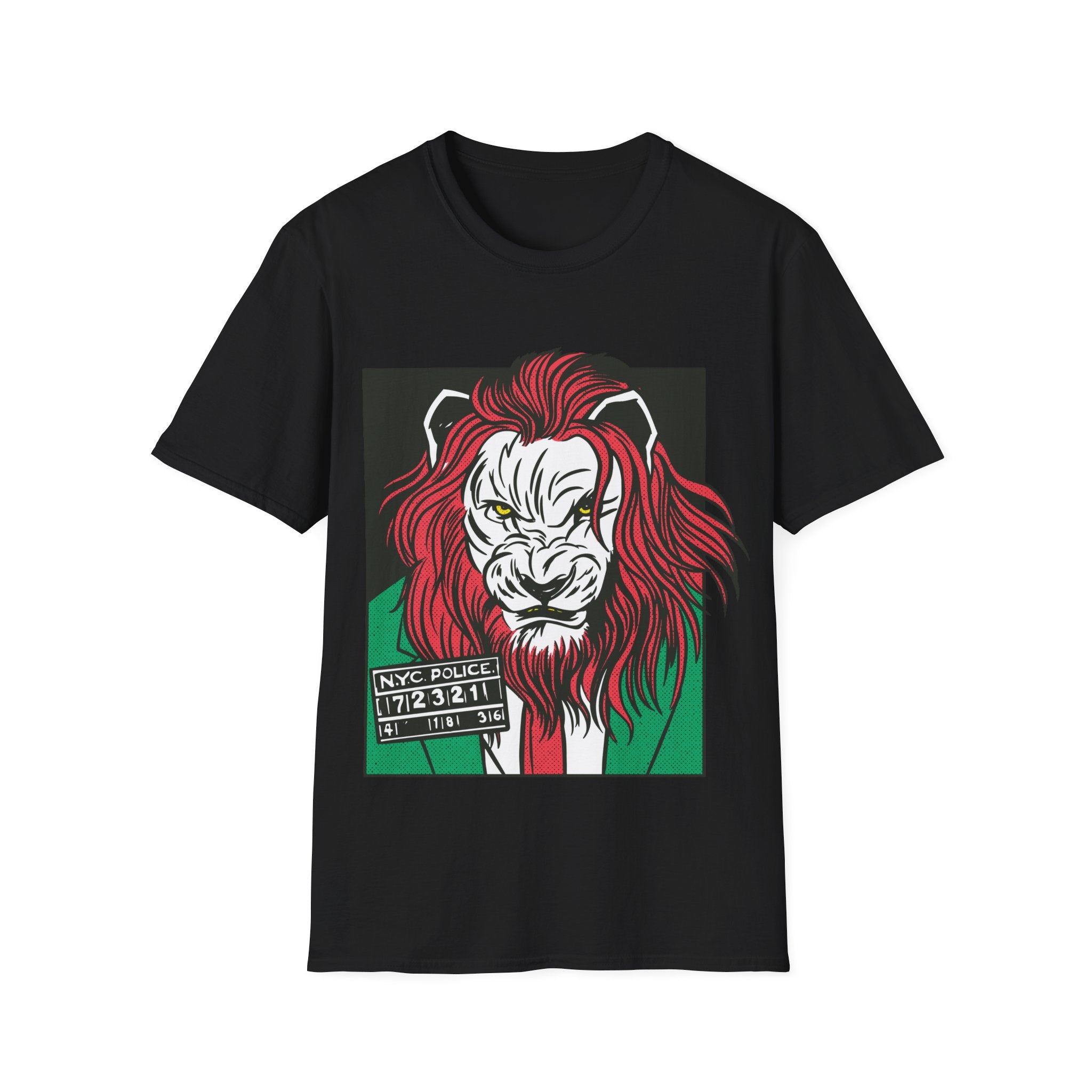 Lion - Comic Mafia - Unisex T-Shirt - Front Print