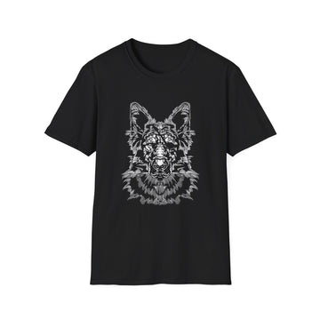 Eyepatch German Shepherd - Animals with Eye Patch - Unisex T-Shirt