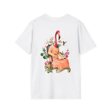 Flamingo - Animal Human - Unisex T-Shirt - Back Print