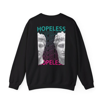 Hopeless Two Faces - Streetwear - Gods Way - Back Design - Premium Unisex Heavy Blend™ Crewneck Sweatshirt