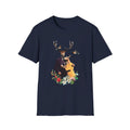 Deers Love - Animal Human - Front Design - Premium Bio Unisex T-Shirt - Pure Face Streetwear