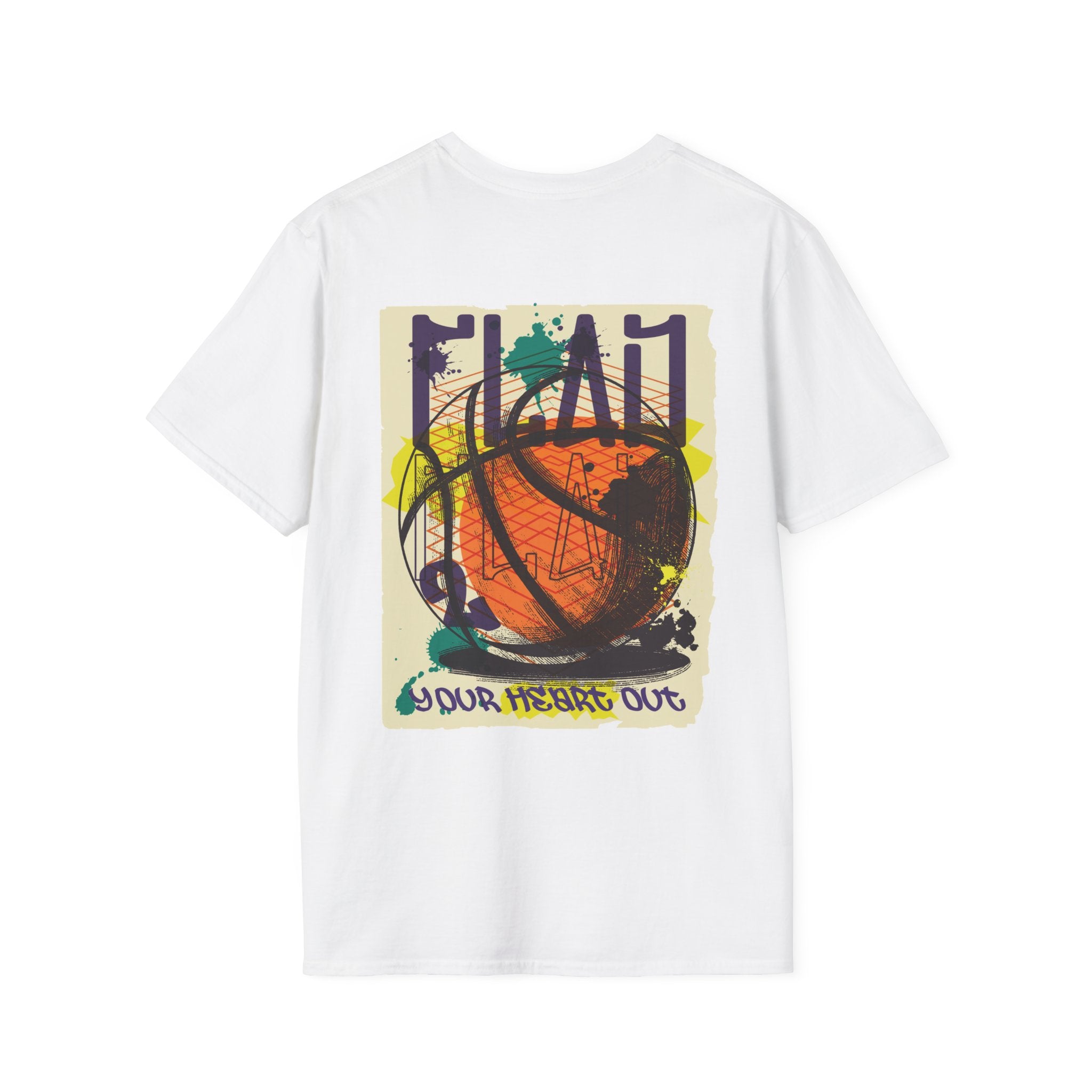 Basketball - Urban Graffiti - Unisex T-Shirt - Back Print