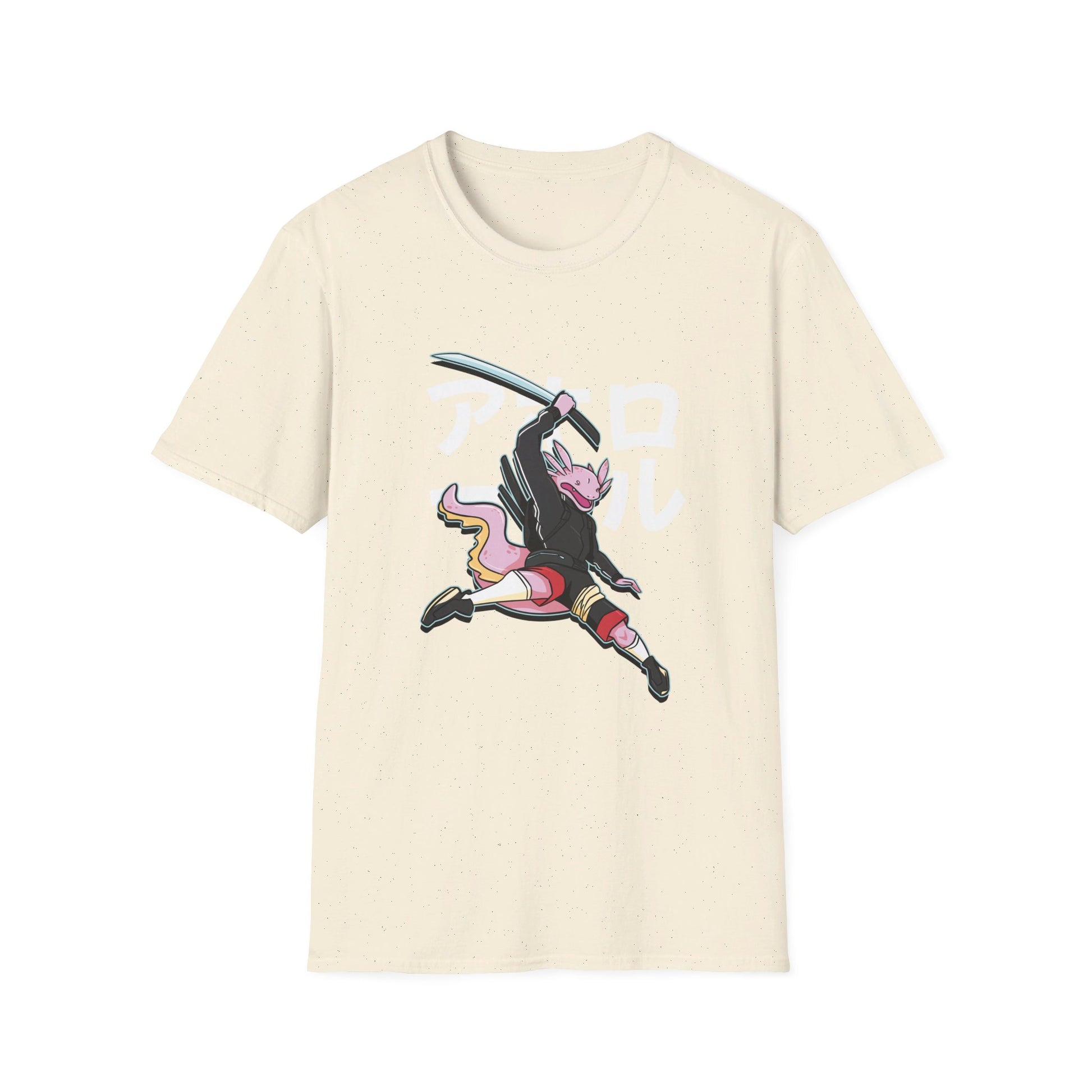 Axolotl - Warrior Animals - Front Design - Premium Bio Unisex T-Shirt - Pure Face Streetwear