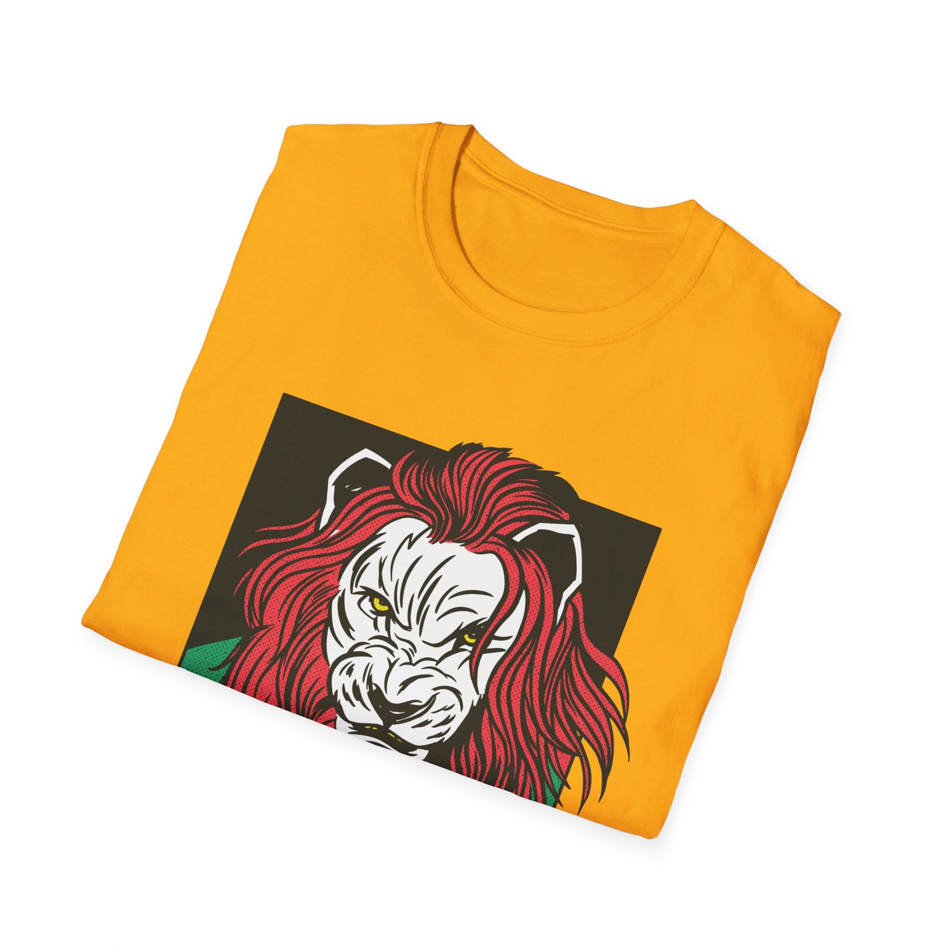 Lion Gangster - Comic Mafia - Front Design - Premium Bio Unisex T-Shirt - Pure Face Streetwear