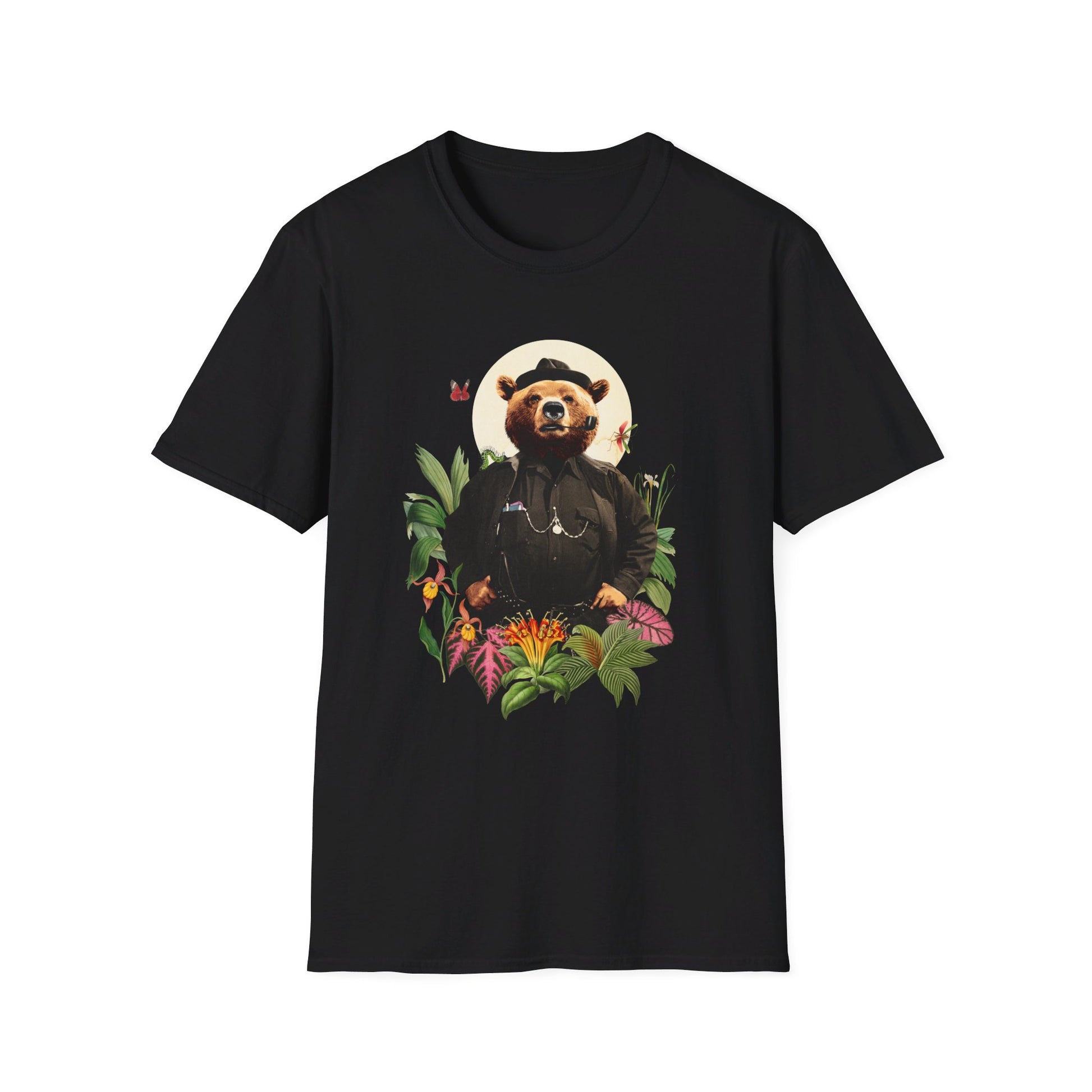 Bear - Animal Human - Front Design - Premium Bio Unisex T-Shirt - Pure Face Streetwear