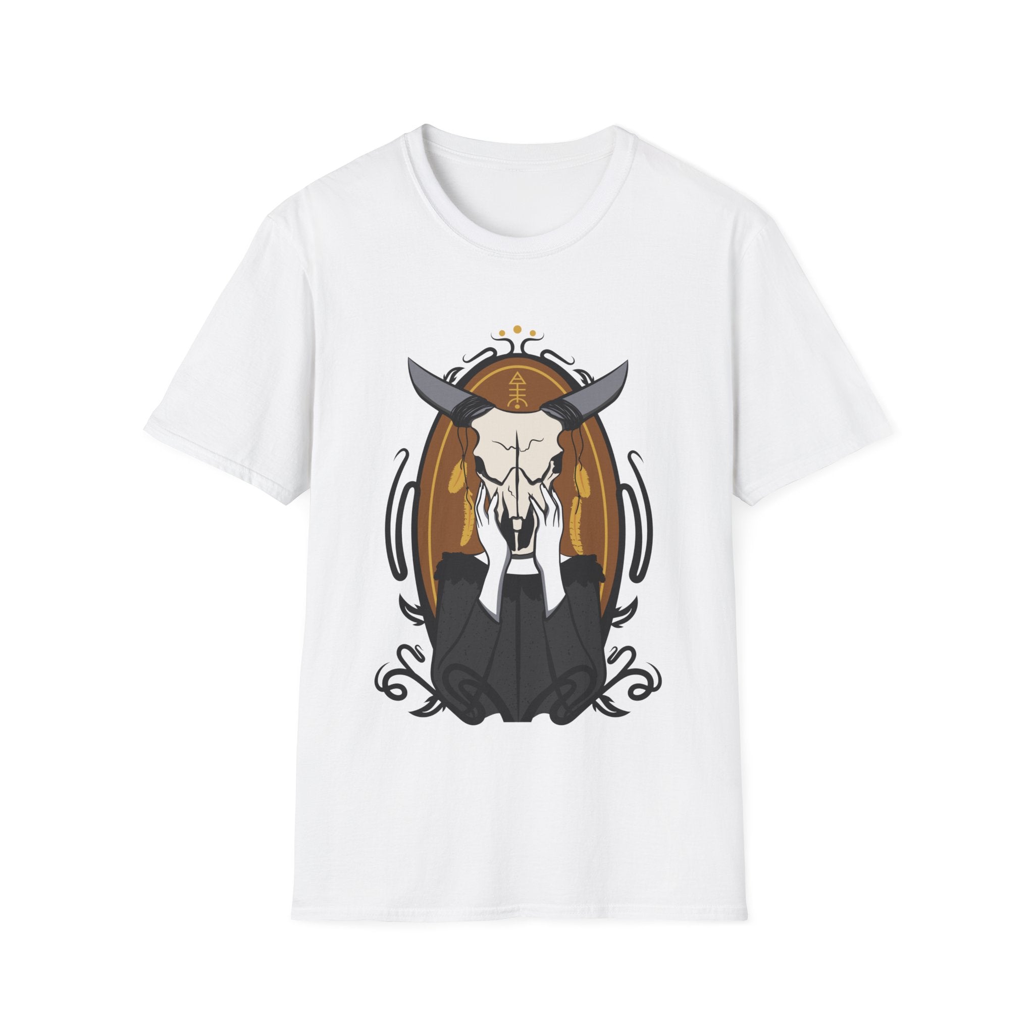 Dark Body with Bull Skull - Wicked Magic Witches - Unisex T-Shirt