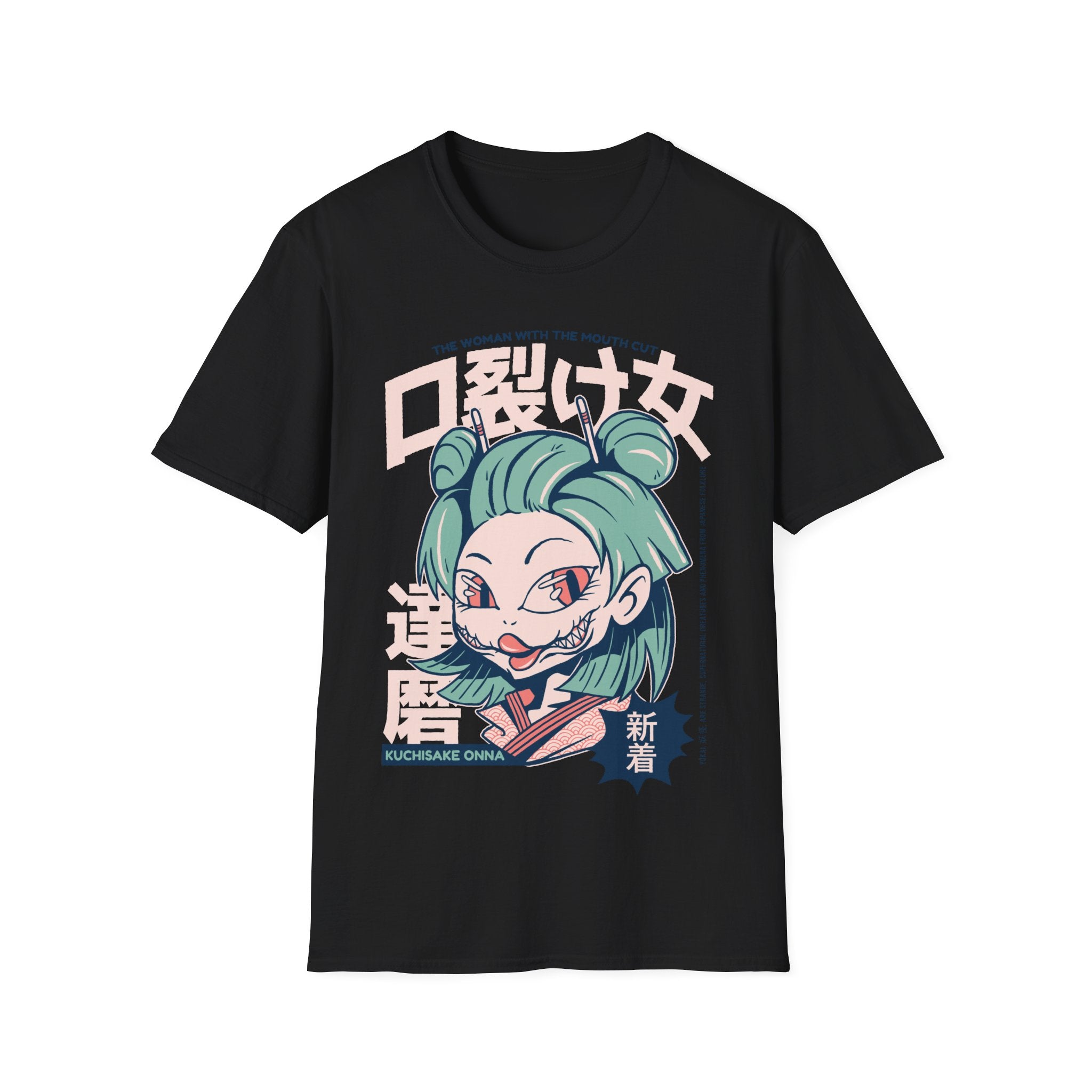 Kuchisake Onna - Japanese Yokai - Unisex T-Shirt - Front Print