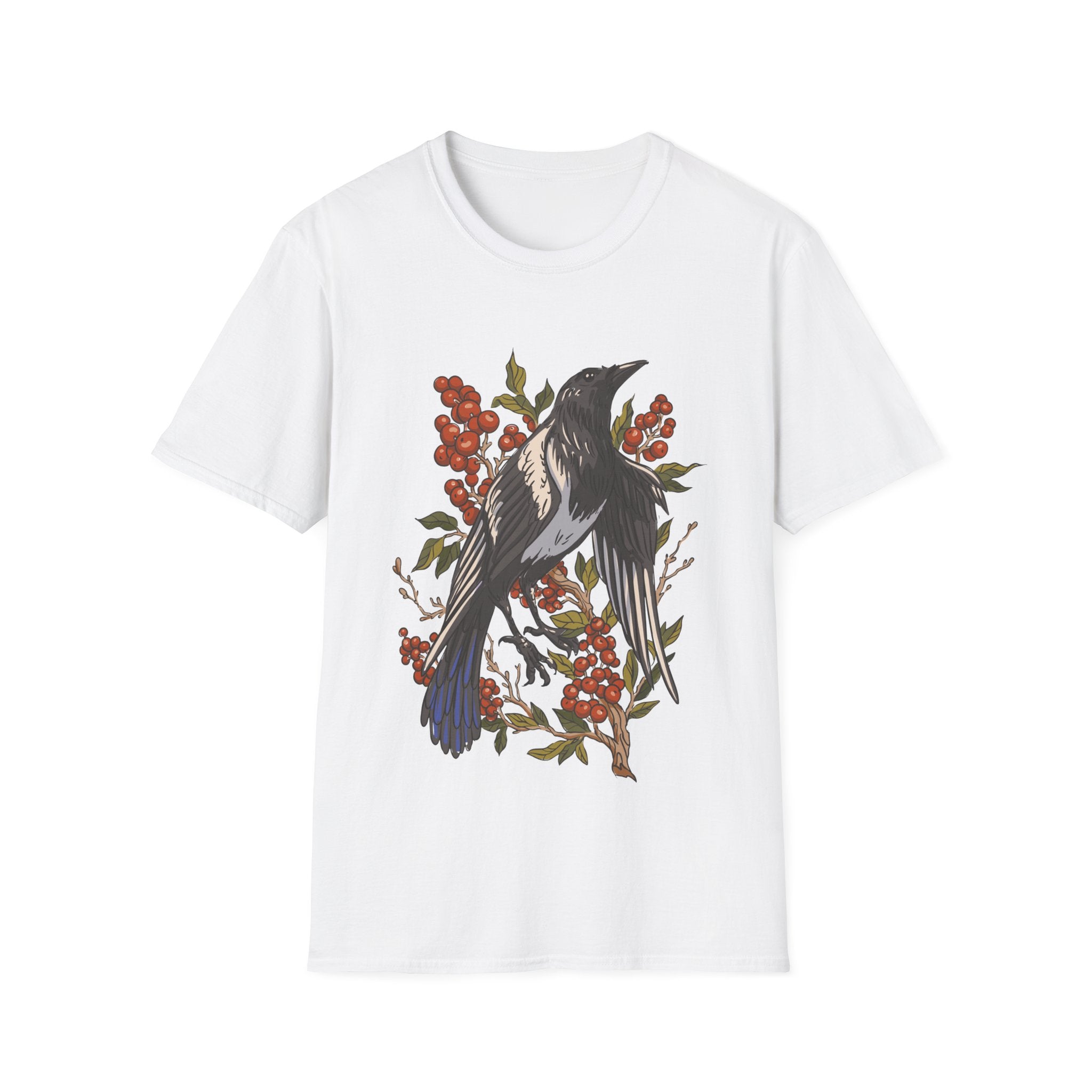 Magpie Berries - Animals In Nature - Unisex T-Shirt