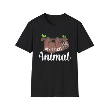 My spirit Animal Sloth - Yoga - Unisex T-Shirt