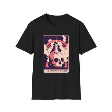 The Enchanted Skull - Magical Tarot Card - Unisex T-Shirt