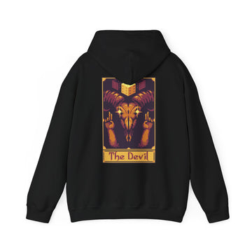 The Devil - Pixel Tarot 8 bit - Unisex Hoodie