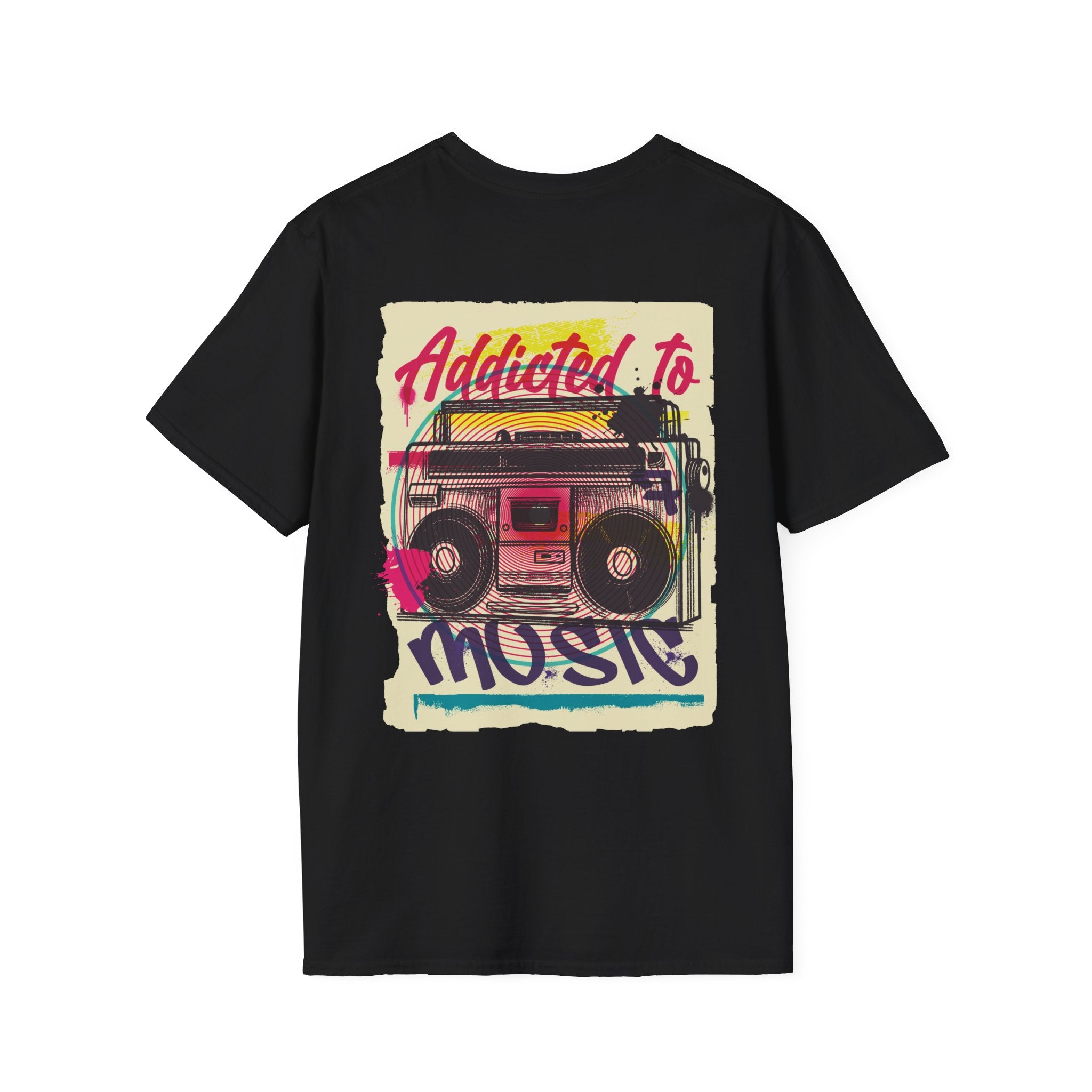 Boombox - Urban Graffiti - Unisex T-Shirt - Back Print