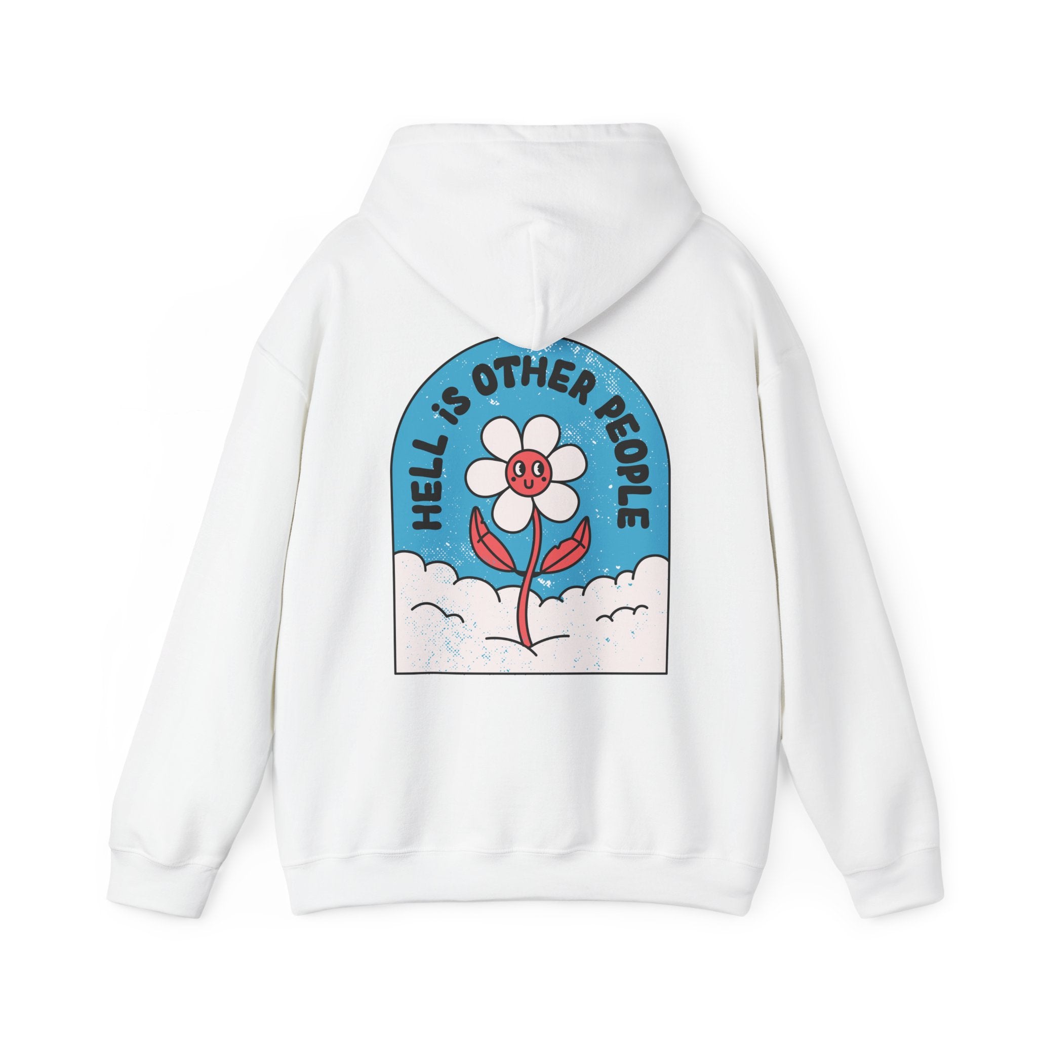 Hell is other People - Antisocial Retro - Unisex Hoodie