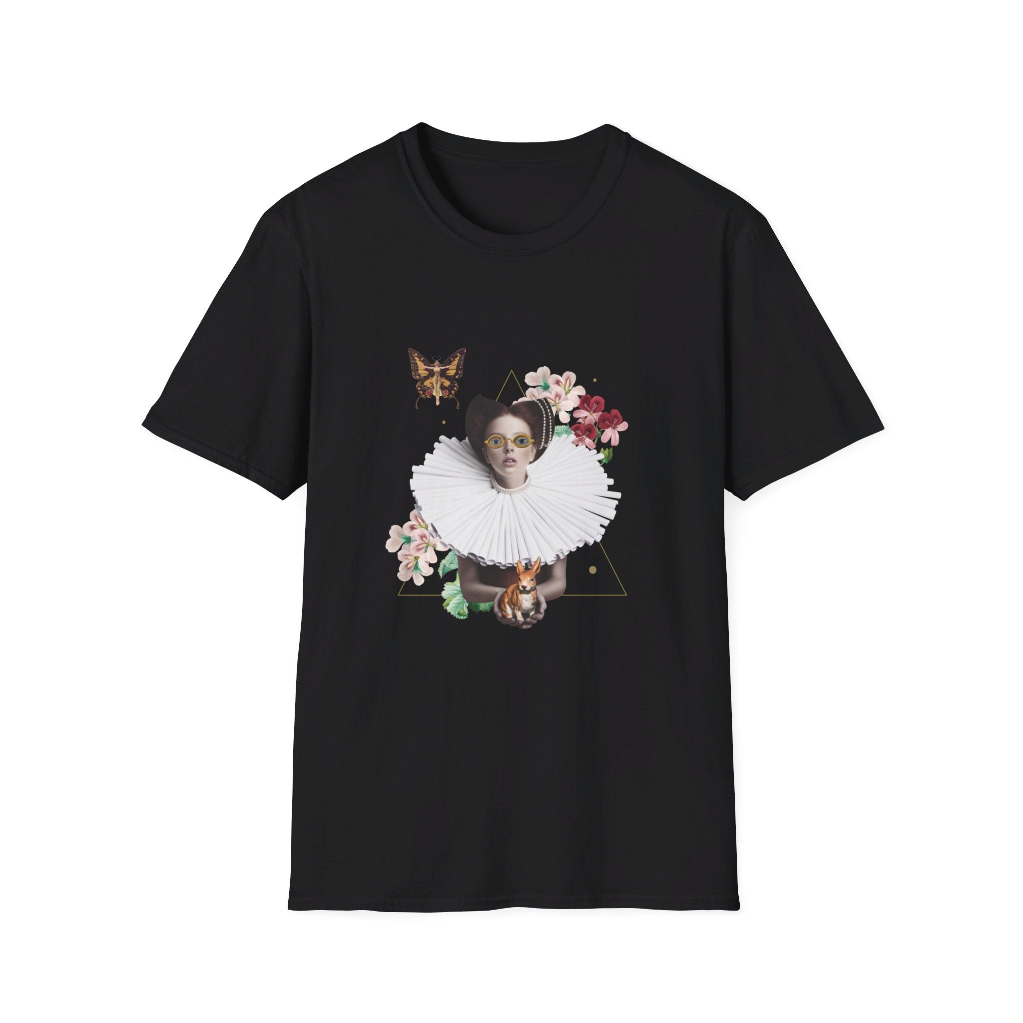 Queen - Quirky Collage - Front Design - Premium Bio Unisex T-Shirt