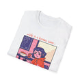 Girl playing Videogames - Cozy at Home - Front Design - Premium Bio Unisex T-Shirt - Pure Face Streetwear