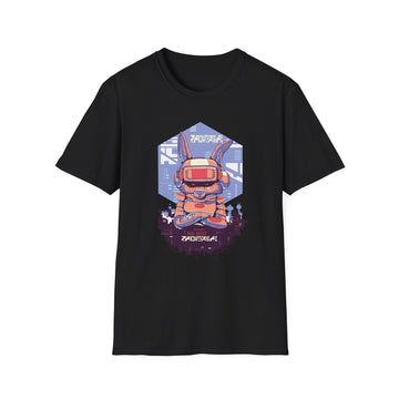 Robot Rabbit Sci Fi Cyber Urban - Cyberpunk World - Unisex T-Shirt