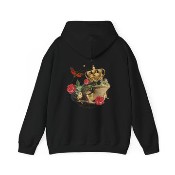 Frog King - Quirky Collage - Unisex Hoodie