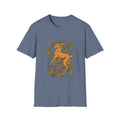 Deer Oak - Animals In Nature - Front Design - Premium Bio Unisex T-Shirt - Pure Face Streetwear