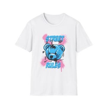 Street Rules Bear - Streetwear - Teddy - Unisex T-Shirt