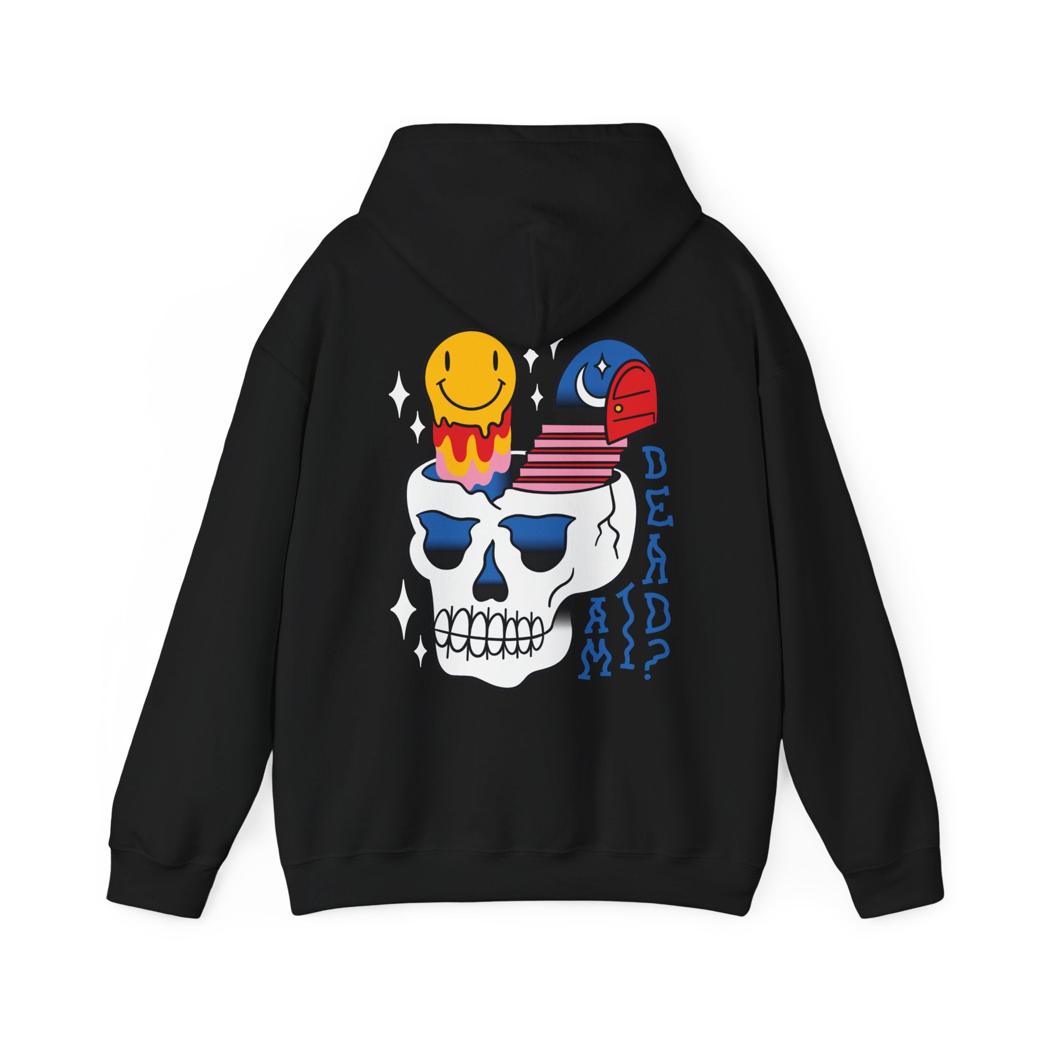 Skull psychedelic - Trippy Tattoo - Unisex Hoodie