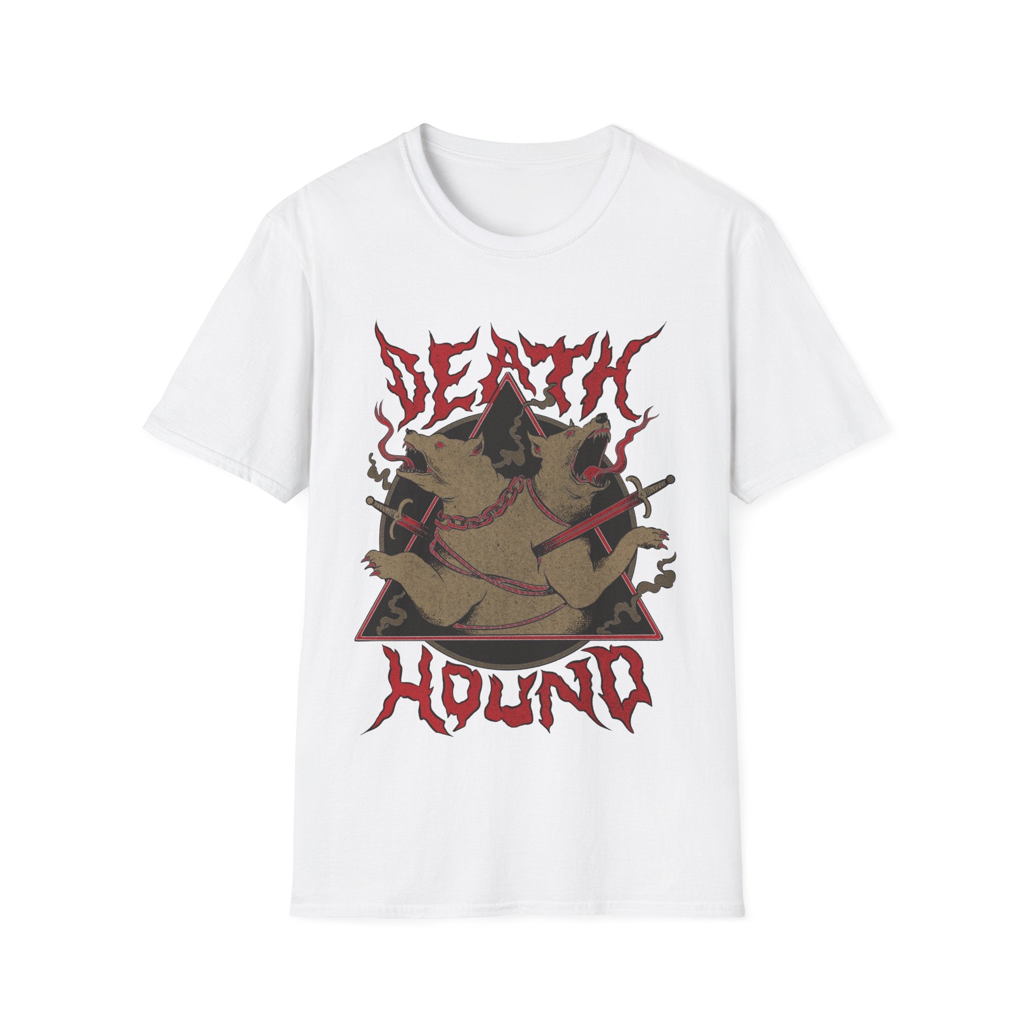 Two Head Dog - Mythical Hell Creatures - Unisex T-Shirt