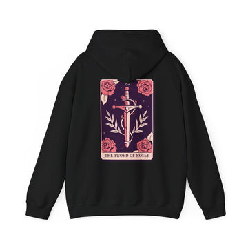 The Sword of Roses - Magical Tarot Card - Unisex Hoodie