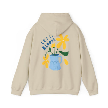 Beautiful Yellow Flowers in a Vase - Blooming Flowers - Unisex Hoodie