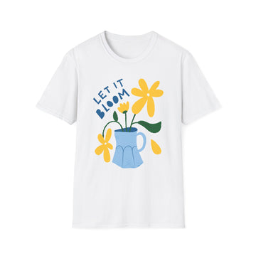 Beautiful Yellow Flowers in a Vase - Blooming Flowers - Unisex T-Shirt