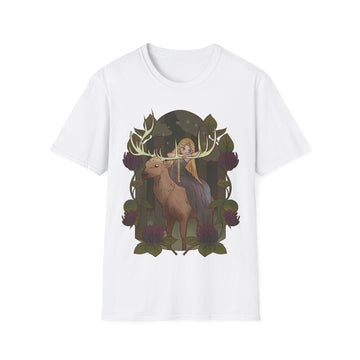 Deer and Fairy - Fairy Tail World - Unisex T-Shirt