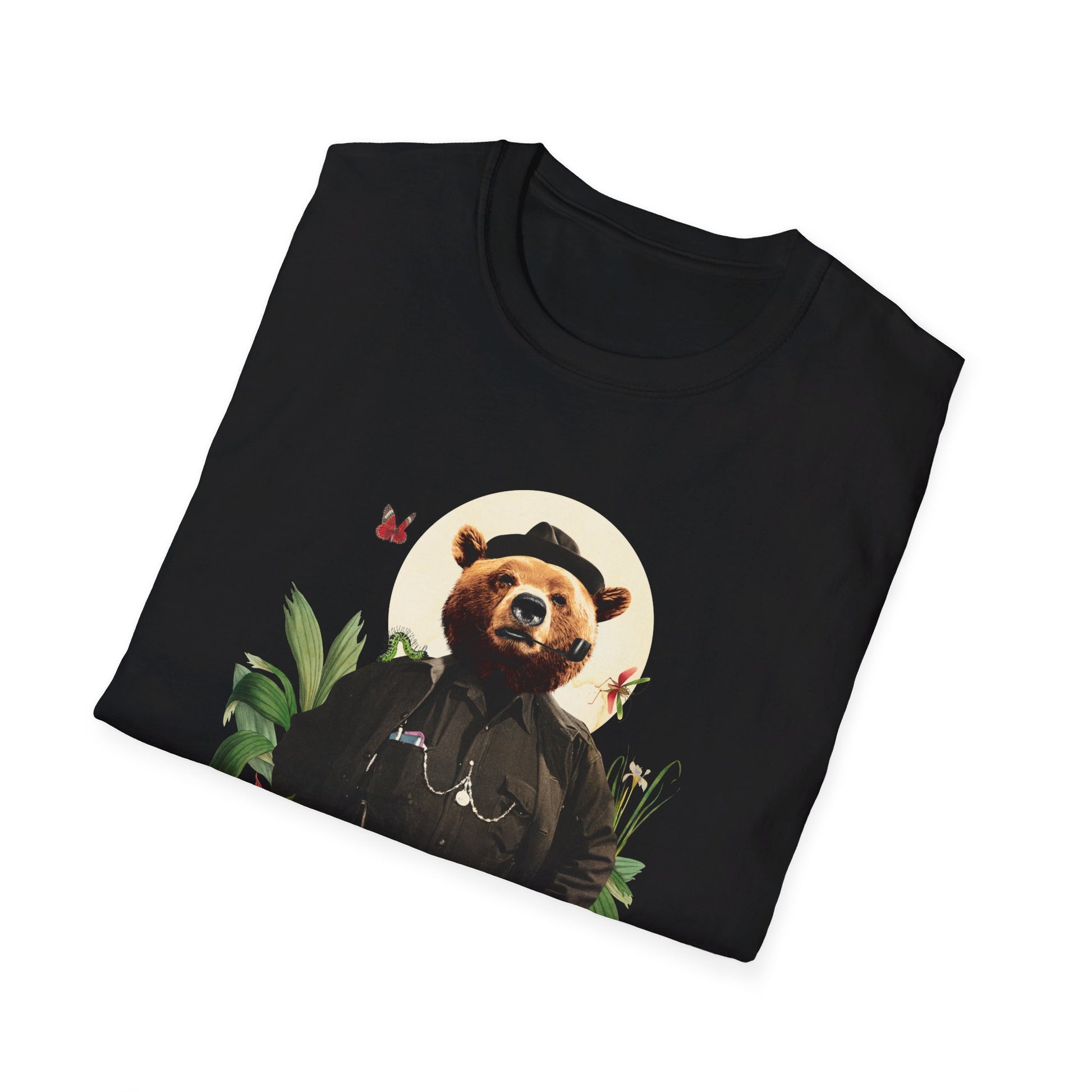 Bear - Animal Human - Front Design - Premium Bio Unisex T-Shirt - Pure Face Streetwear