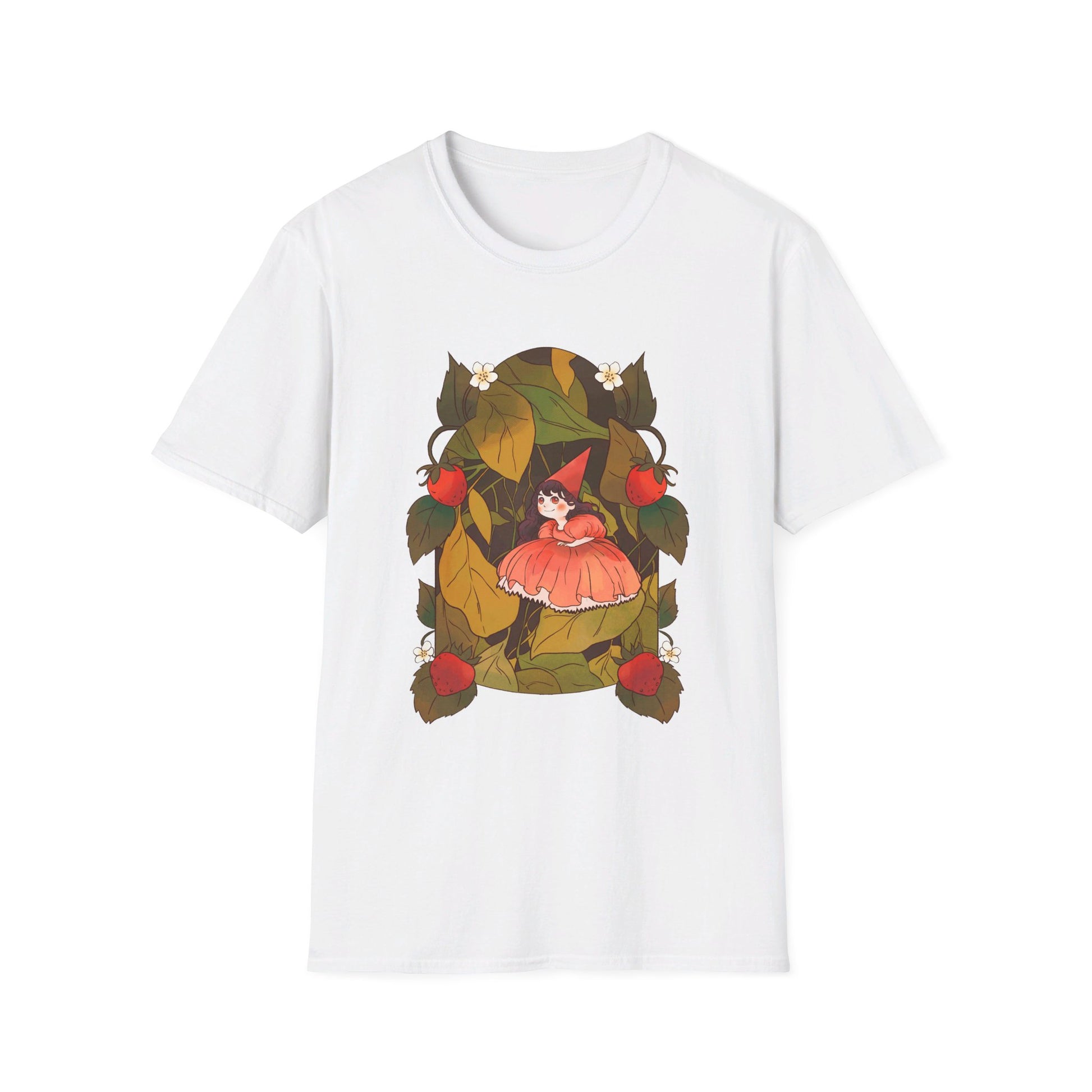 Strawberry Fairy - Fairy Tail World - Front Design - Premium Bio Unisex T-Shirt - Pure Face Streetwear